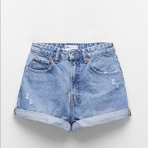 ZARA “90’s ROLLED UP SHORTS”